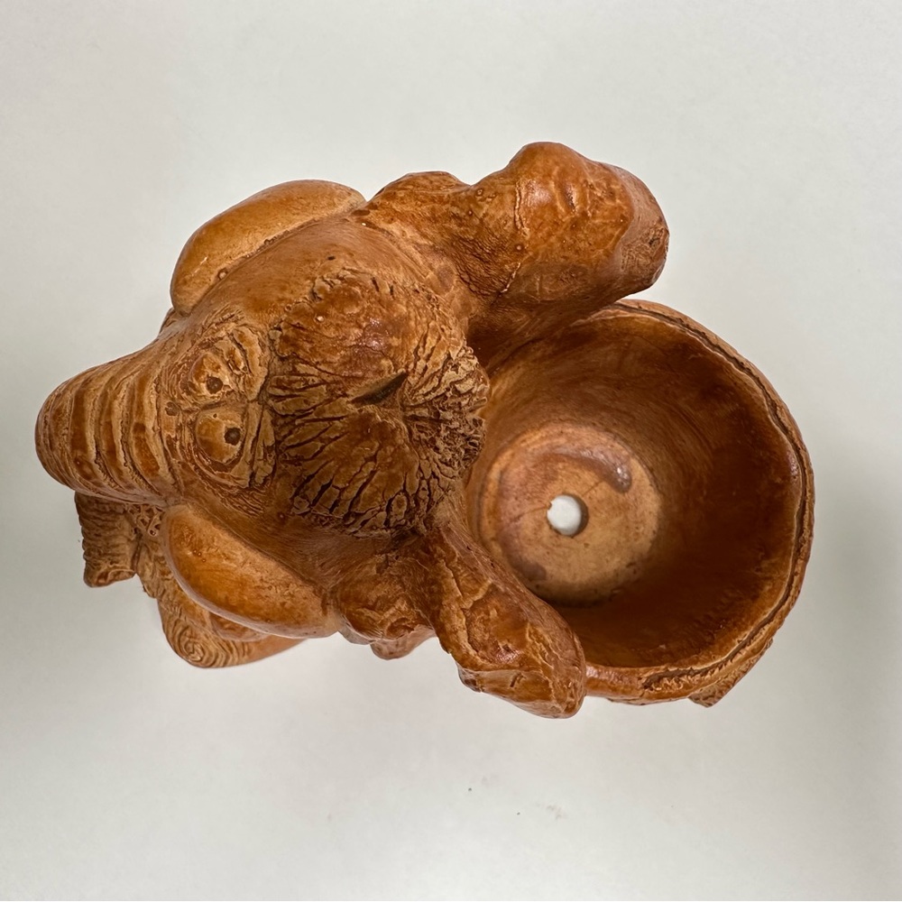 VTG 1974 Elephant Planter Terra Cotta in Color Unknown Material & Maker - Picture 7 of 11